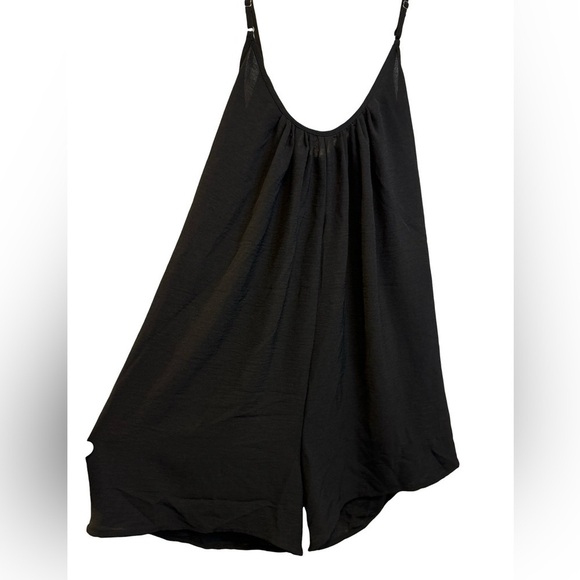 Emery Rose Black Sleeve Short Romper Size S NWT ☀️ - Picture 12 of 16